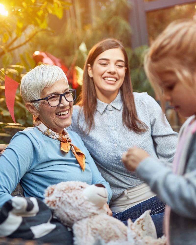 Straßenfest mit Familie und Visual "Kronsrode erleben"