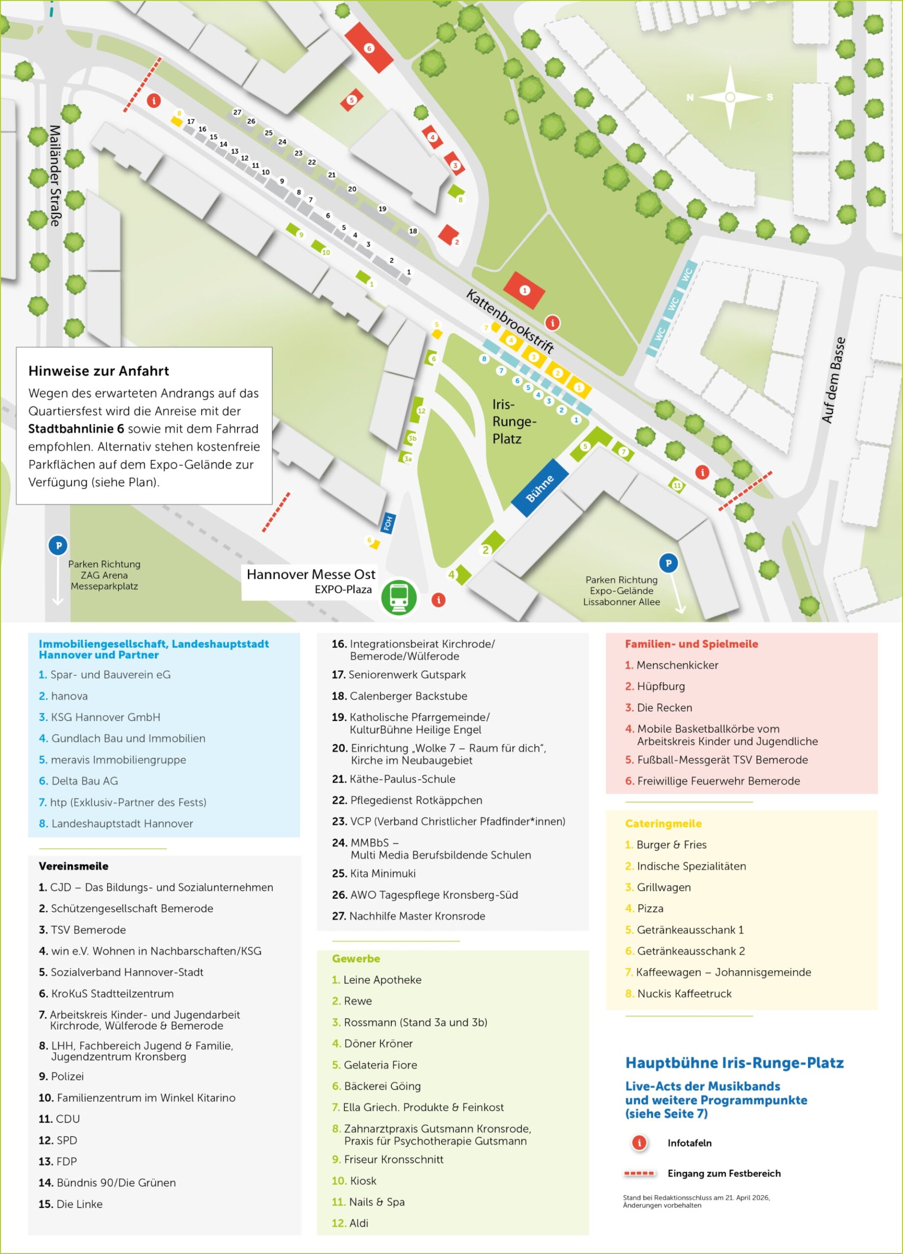 Geländeplan Quartiersfest